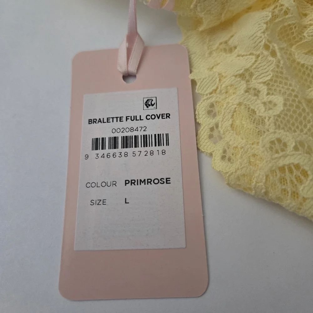 [5X$20] Bralette Lace Full Cover / Size L / NWT - Picture 4 of 11